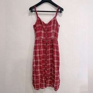 Reformation Plaid Dress